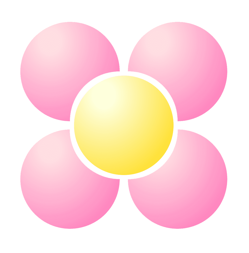 CSS flower shape made with corner-shape property.